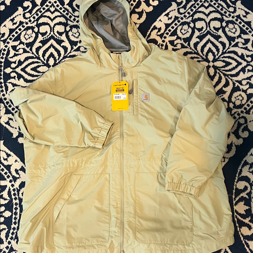 Carhartt Women Light Green Hooded Jacket